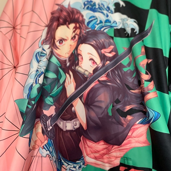 Demon Slayer Nezuko & Tanjiro Anime Hoodie Size X-Large - Picture 3 of 6